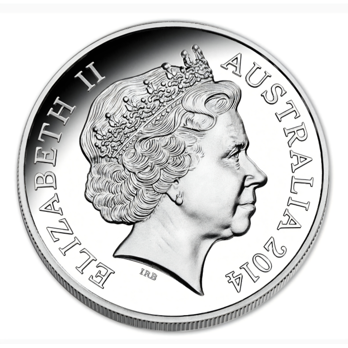 2014 - 30th anniversary of the $1 Coin One Dollar Coloured Uncirculated