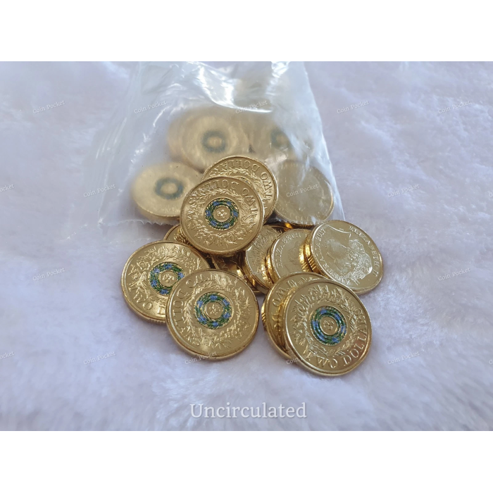 Remembrance Rosemary 2017 Two Dollar $2 Coloured Coin Rare Queen Australia - UNC