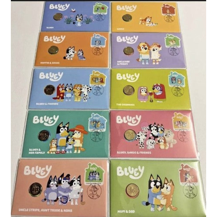 2024 Bluey Coin 10x PNC Coin Set (6000 Sets Minted)
