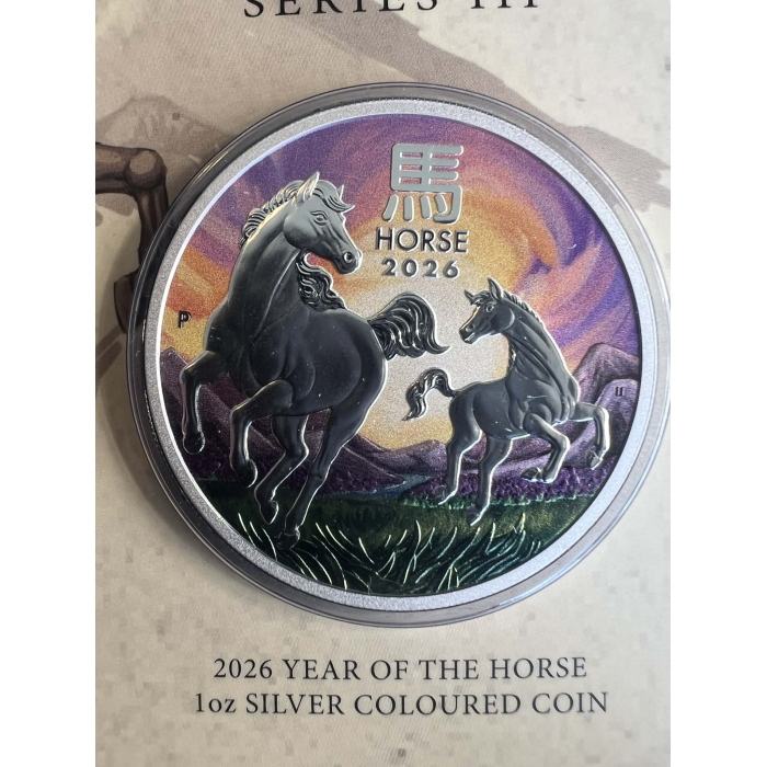 2026 Year of Horse 1oz Silver ANDA Expo Coin - Signed by Ing Ing Jong