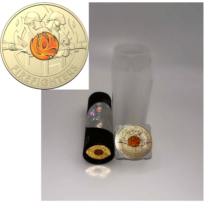 2020 Firefighter Cotton & Co Roll - Includes Protective Tube & Sticker