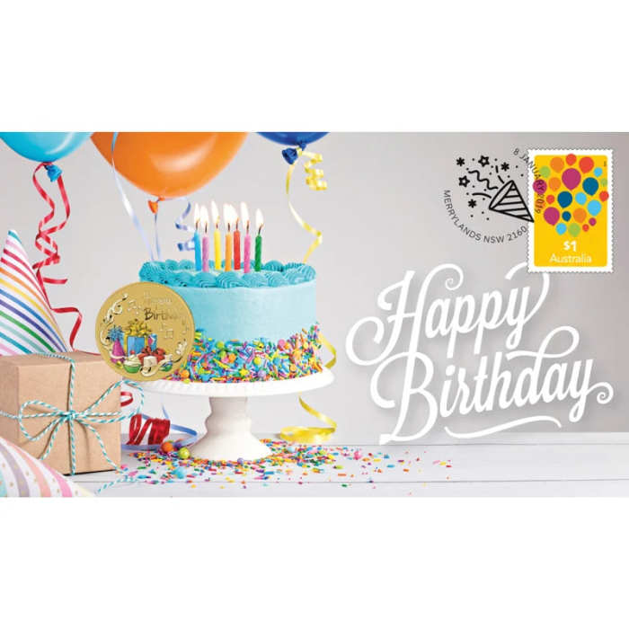 2019 $1 Happy Birthday PNC - Mintage: 5,000