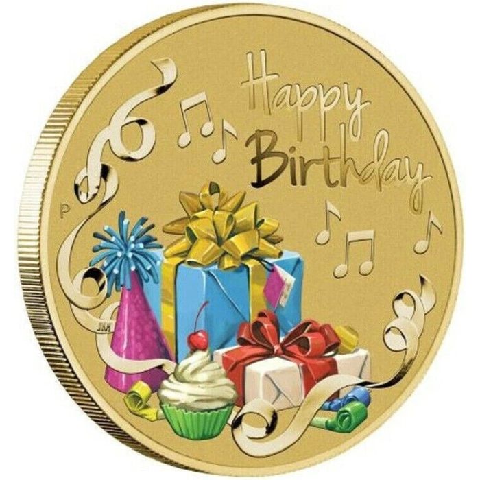 2019 $1 Happy Birthday PNC - Mintage: 5,000