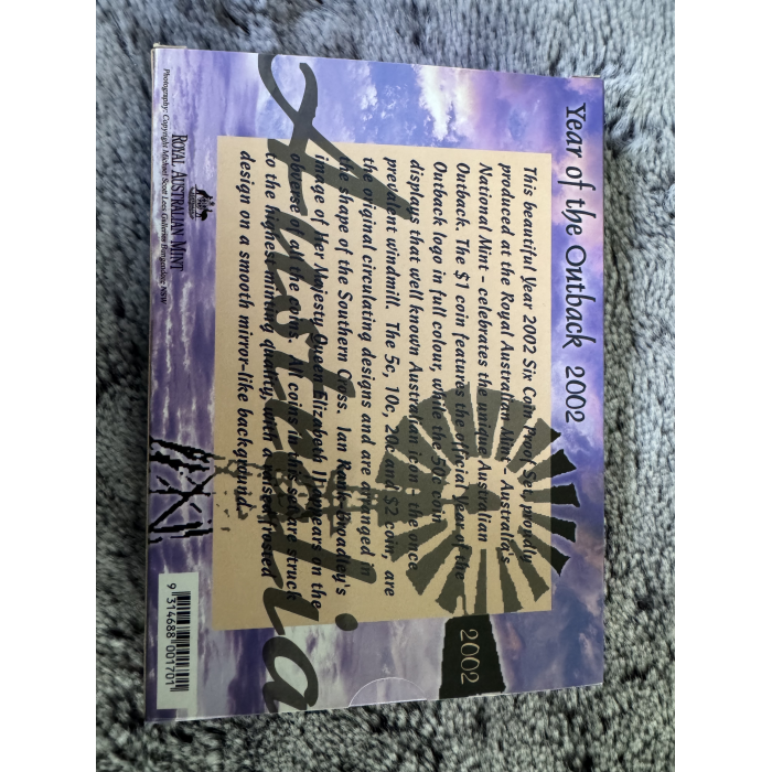 2002 RAM Year of the Outback 6 coin Proof Year set 