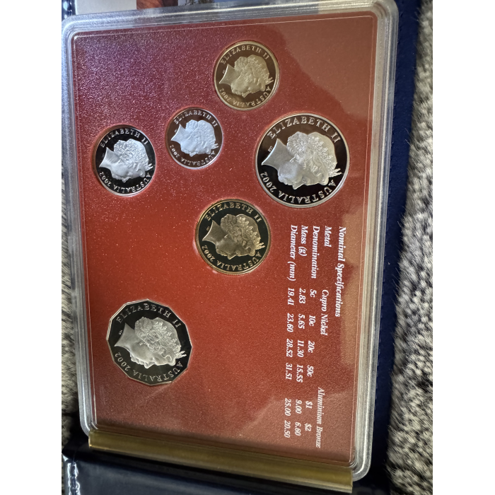 2002 RAM Year of the Outback 6 coin Proof Year set 