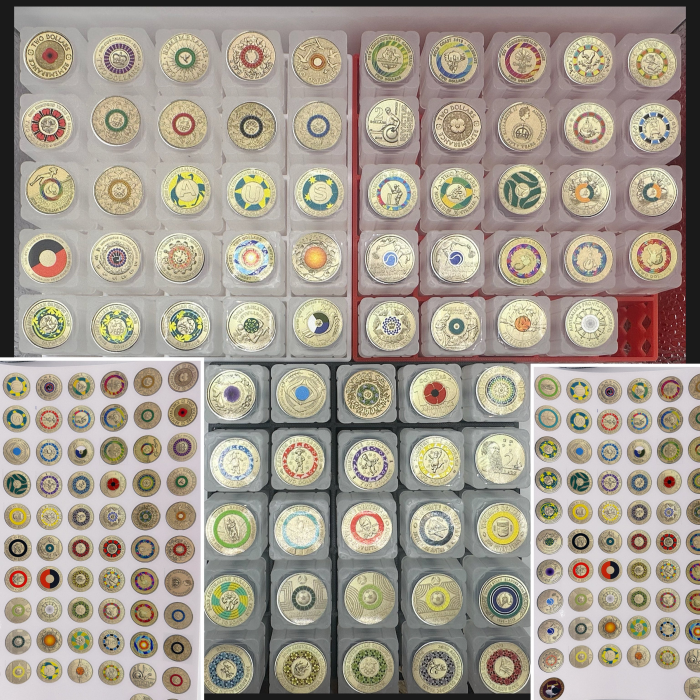 2$ Sticker Sheet - Includes All 74 Circulating Designs