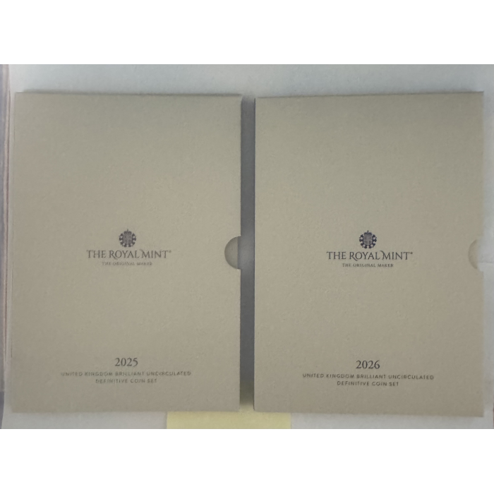 2025 & 2026 United Kingdom Brilliant Uncirculated Definitive Coin Set