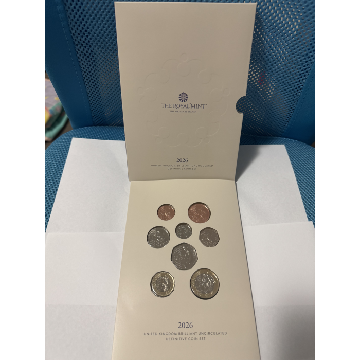 2025 & 2026 United Kingdom Brilliant Uncirculated Definitive Coin Set