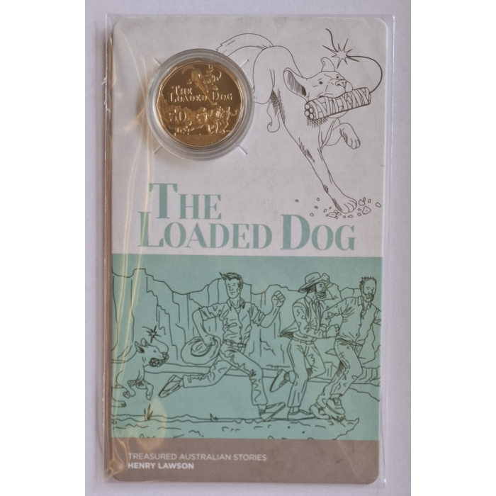 2022 50c Henry Lawson- Treasured Australian Stories carded coin set
