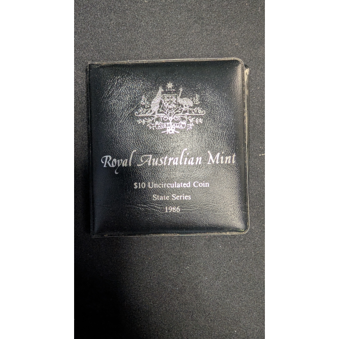 $10 1986 SOUTH AUSTRALIA STATE SERIES SILVER COIN