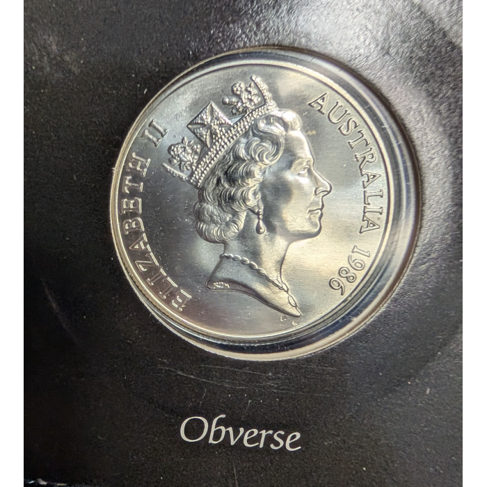 $10 1986 SOUTH AUSTRALIA STATE SERIES SILVER COIN