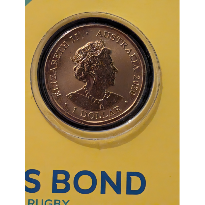 2020 Coloured Frosted $1 TOKYO PARALYMPICS UNC COIN ON CARD