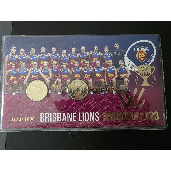 AFLW BRISBANE LIONS PREMIERS 2023 $1 PNC (#0273/ 1000)