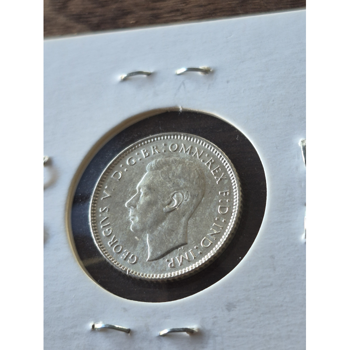 1942 D SIX PENCE UNC