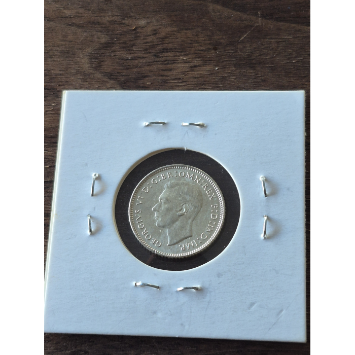 1942 D SIX PENCE UNC