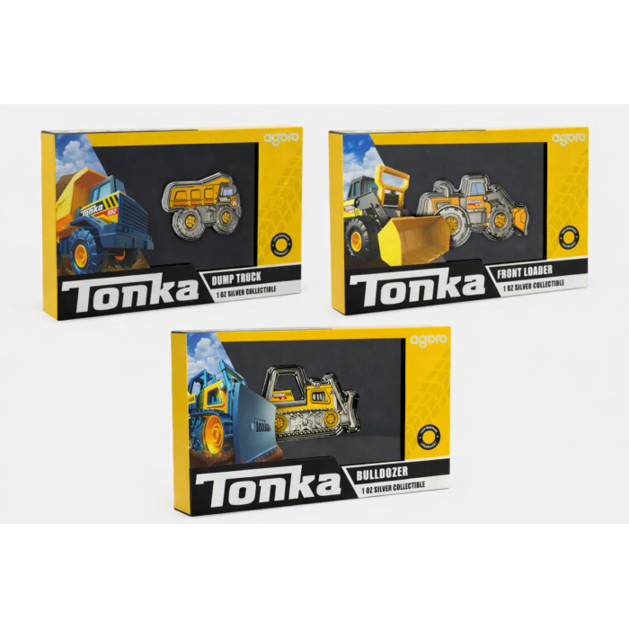 2026 Agoro Tonka Series – Complete 3-Coin Set (1oz Silver)
