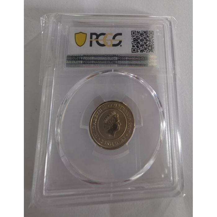 2017 $2 Planetary Mars Coin PCGS Graded MS70 TOP POP