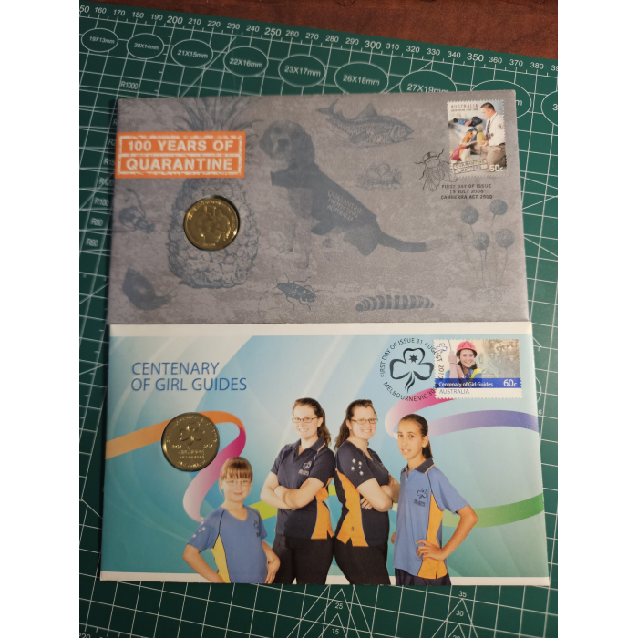 9 early aus history pnc's, Mawson, Ludwig, Canberra,  stargazing, tax commonweal