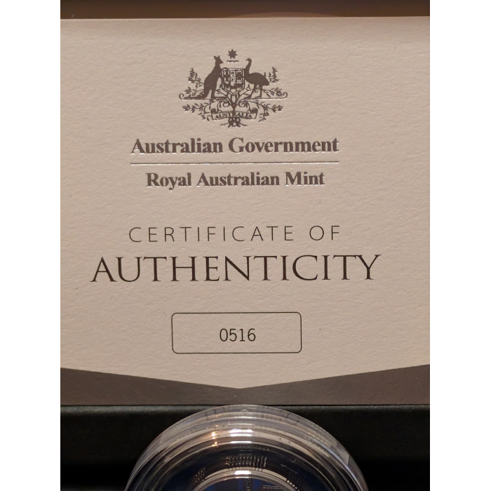 2025 $1 'C' Mintmark 60th of the Royal Australian Mint Silver Proof Coin RAM