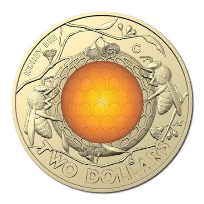 2022 $2 C Mint Honey Bee Coin - 60,000 Mintage
