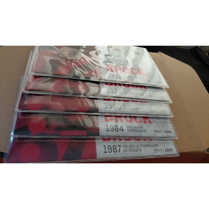 The Legendary Peter Brock Bathurst Victories - Five Limited Edition PNCs