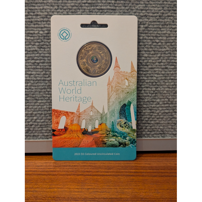 Australian World Heritage 2023 $5 Coloured Uncirculated Coin