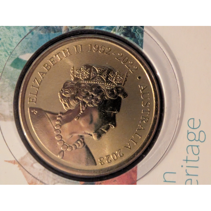 Australian World Heritage 2023 $5 Coloured Uncirculated Coin