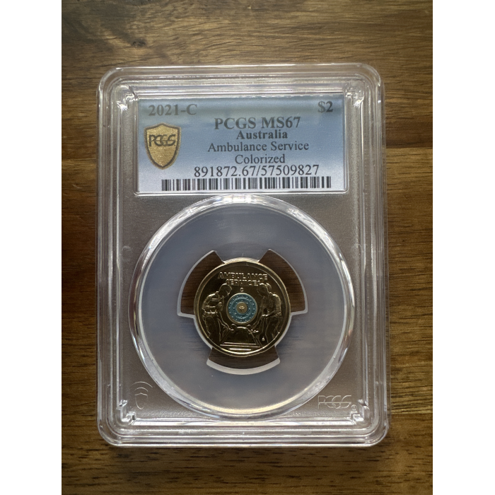 2021 -C - $2-  MS67 -  Ambulance Service