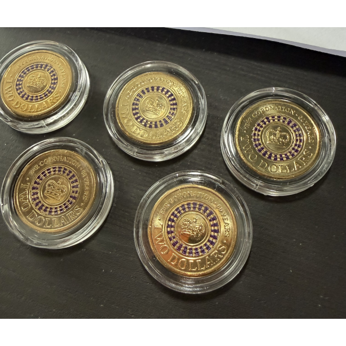 2013 $2 UNC Purple Coronation coin