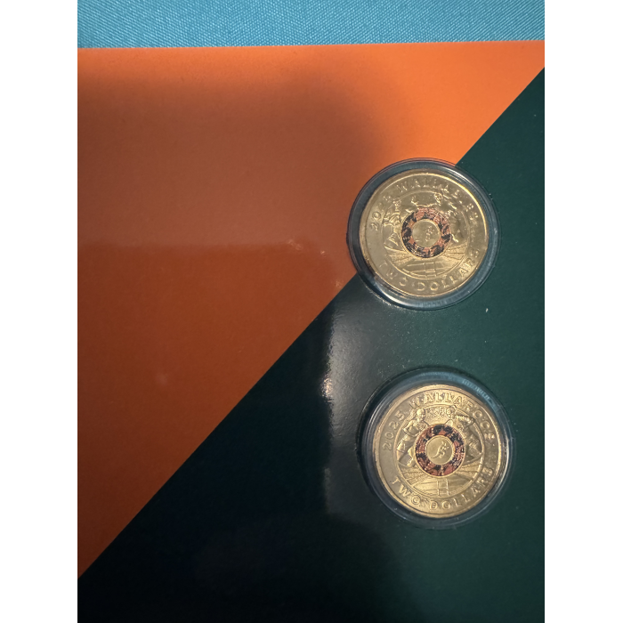 WALLABIES & WALLAROOS IN FOR 2025 carded coin set