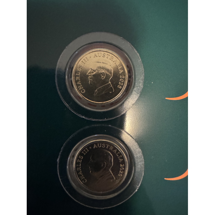 WALLABIES & WALLAROOS IN FOR 2025 carded coin set
