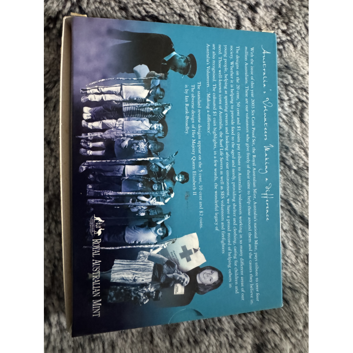 2003 RAM Australia’s Volunteers 6 coin Proof Year set 