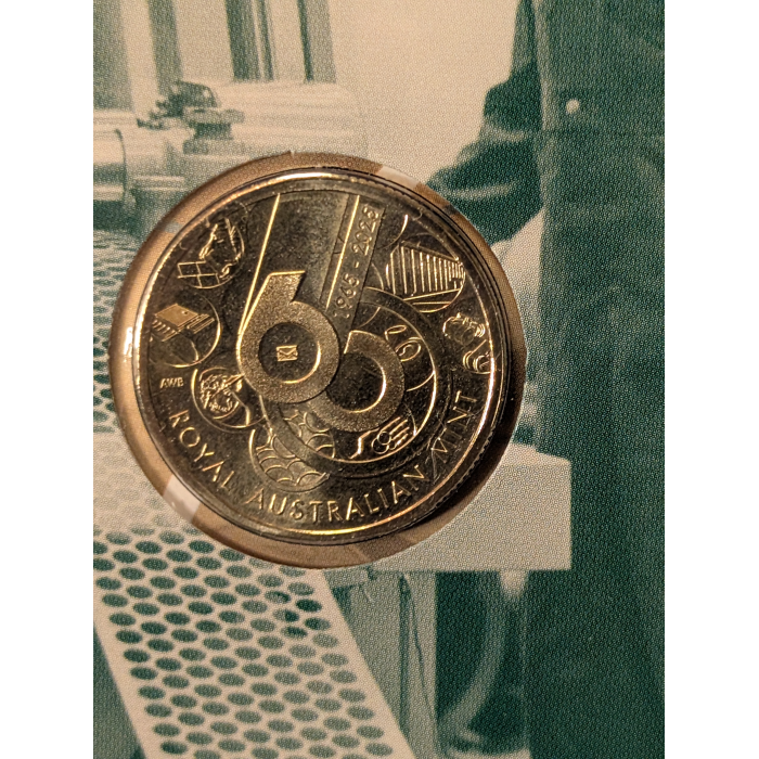 2025 60th Anniversary of  Royal Australian Mint RAM $1 One Dollar Coin PNC