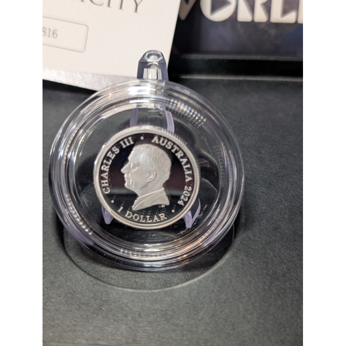 RAM 2024 Out of this World $1 Silver 'C' Mintmark Proof Coin