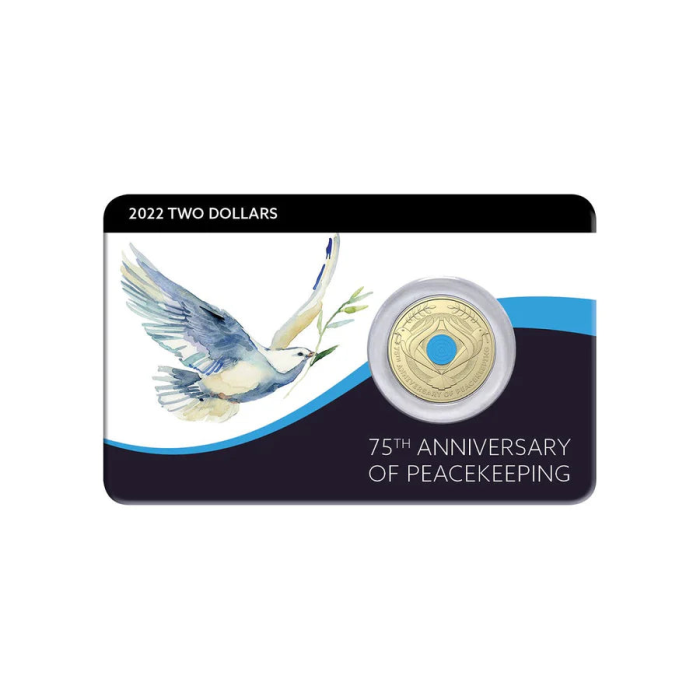2022 $2 Lest We Forget – 75th Anniversary of Australian Peacekeeping Coin Pack
