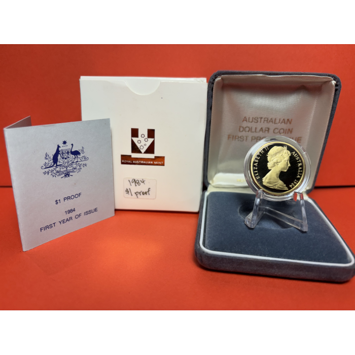 1984 $1 Elder PROOF Coin - First Year of The $1  Coin