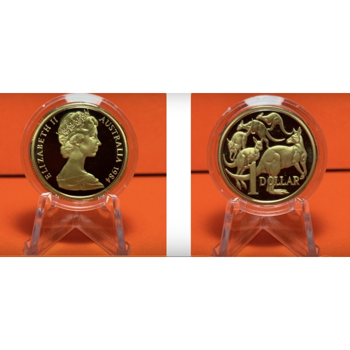 1984 $1 Elder PROOF Coin - First Year of The $1  Coin