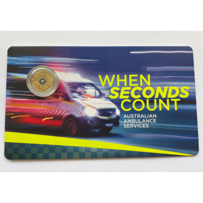 2021 $2 Ambulance Services- When Every Second Counts 'C' Mint Mark Carded Coin