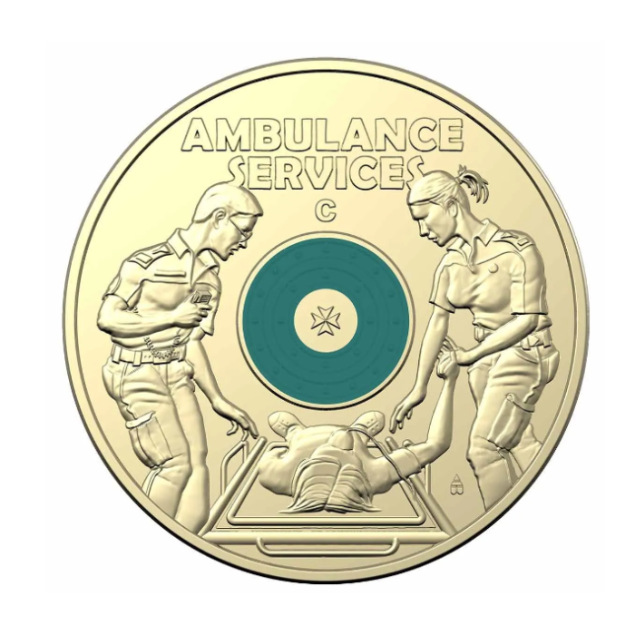 2021 $2 Ambulance Services- When Every Second Counts 'C' Mint Mark Carded Coin