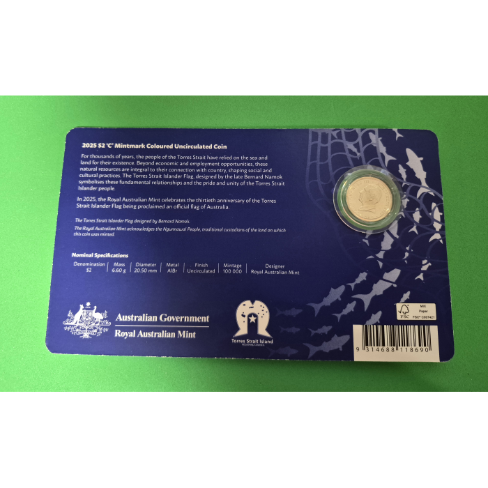 2025 C Mintmark Torres Strait Island