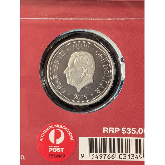 2025 Fast And Furious  NIUE $1 Coloured coin PNC - Mintage 5000