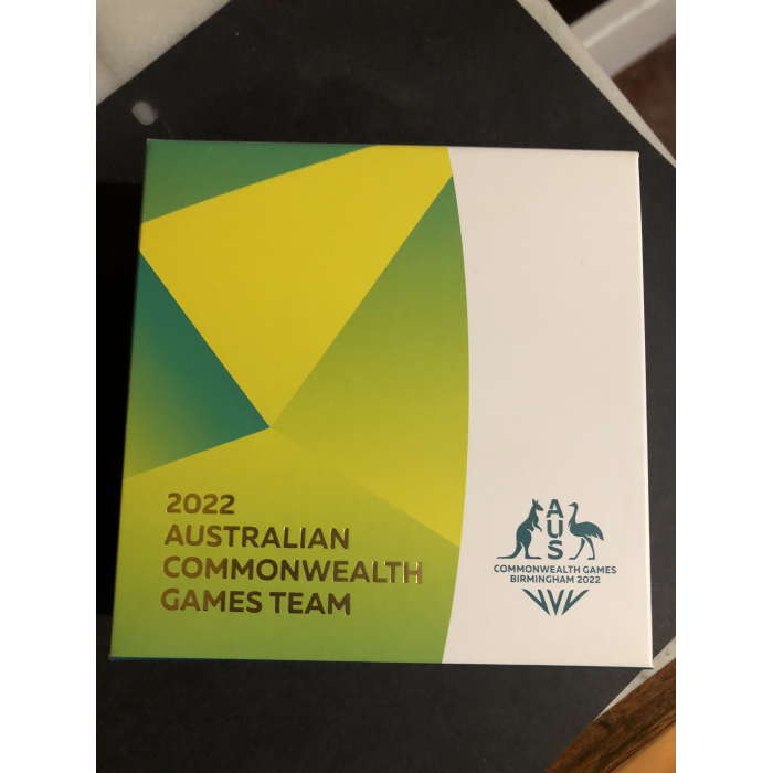 2022 Australian Commonwealth Games Team 1/2  oz Fine Silver
