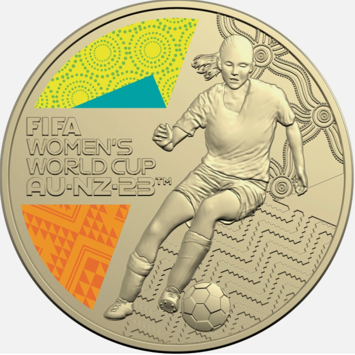 2023  $1  FIFA WOMENS WORLD CUP CARDED COIN