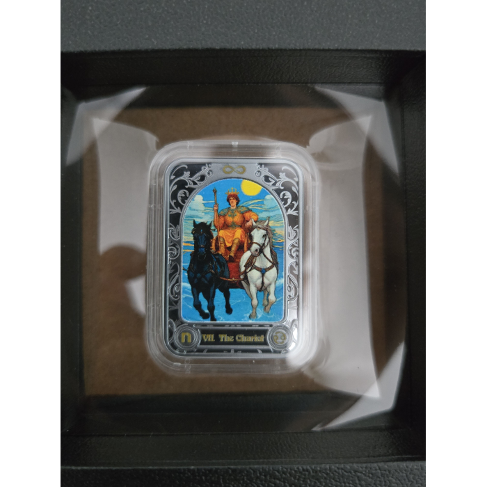 2024 The Chariot Tarot Cameroon silver coin