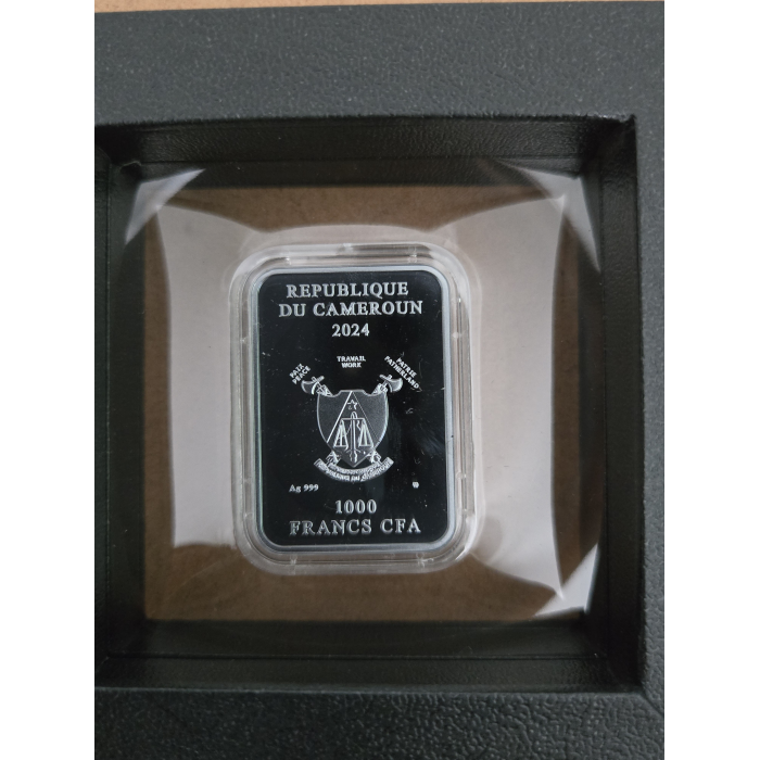 2024 The Chariot Tarot Cameroon silver coin