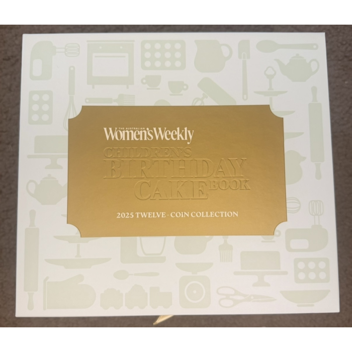 2025 Women’s Weekly Birthday Cake Book 12-Coin Collection – RAM Complete Set