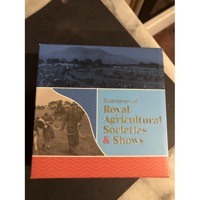 2022 $5  Fine Silver Proof 1 oz Royal Agricultural Society  and Shows