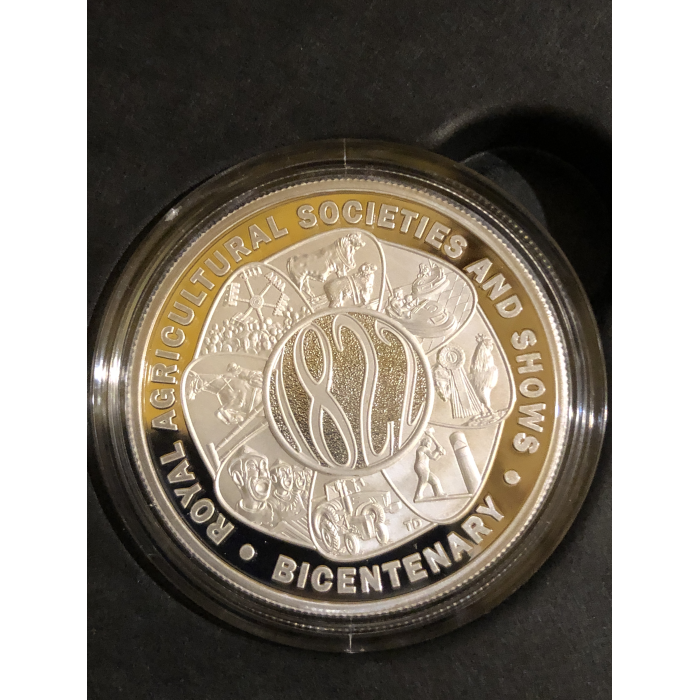 2022 $5  Fine Silver Proof 1 oz Royal Agricultural Society  and Shows