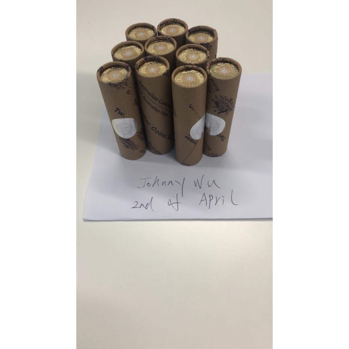 2026 $2 Dawn Service Coloured Circulating Premium Coin Roll with RAM Hologram