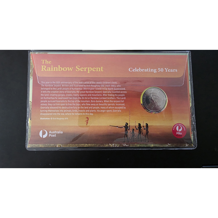 2025 Rainbow Serpent 40c PNC- Stamp Sheet: Brisbane Stamp & Coin Show Day 1 & 2